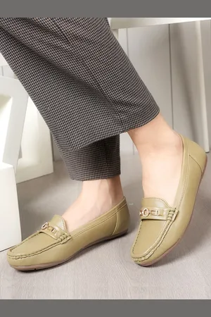 DressBerry Women Western Embellished Slip-On Casual Loafers