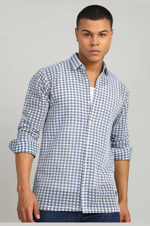 FUBAR Men Slim Fit Opaque Casual Shirt