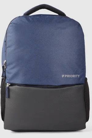 Priority Unisex Colourblocked Laptop Backpack