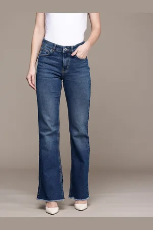 MANGO Women Elle Straight Fit Light Fade Stretchable Jeans