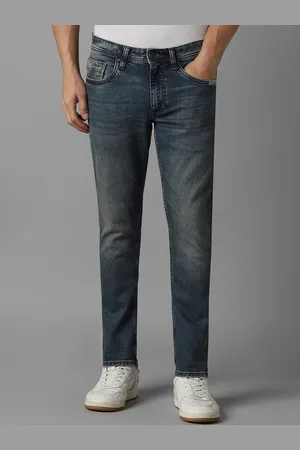 Louis Philippe Men Slim Fit Heavy Fade Jeans