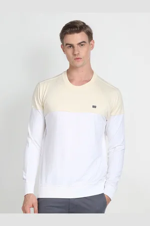Arrow Colourblocked Long Sleeves Pullover