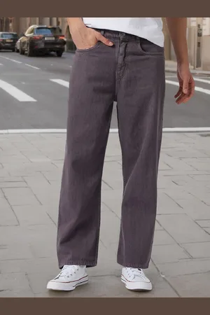 URBANO Men Loose Fit Washed Non-Stretchable Jeans