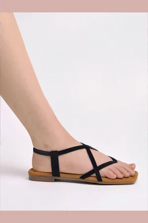 Shoetopia Girls Open Toe Flats