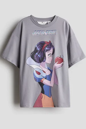 H&M Girls Oversized Printed T-Shirts
