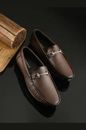 Provogue Men Faux Leather Formal Loafers