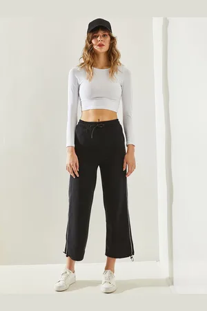 Bianco Lucci Women Mid Rise Track Pants