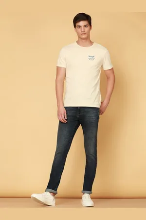 Wrangler Men Vegas Skinny Fit Low-Rise Light Heavy Stretchable Jeans