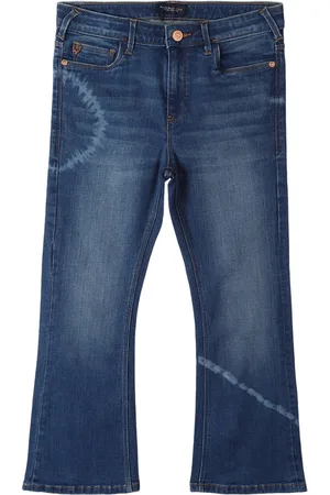 Allen Solly Girls Mid-Rise Light Fade Regular Fit Jeans