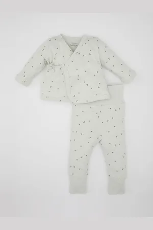 DeFacto Boys Printed Pure Cotton Top with Trousers