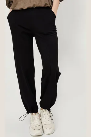 Max Collection Women Pure Cotton Mid-Rise Pure Cotton Joggers