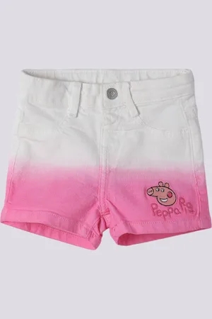 Lifestyle Girls Woodstock Peppa Pigs Ombre Printed Shorts