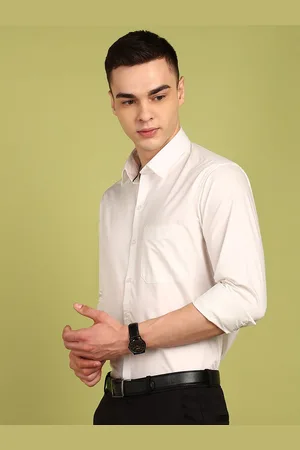 FUBAR Men Slim Fit Opaque Formal Shirt