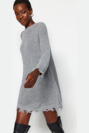 Trendyol Women A-Line Above Knee Length Dress
