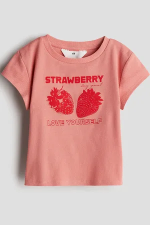 H&M Girls Ribbed T-Shirts