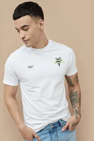 Lifestyle Men Dry Fit Graphic Printed Round Neck Cotton T-shirt