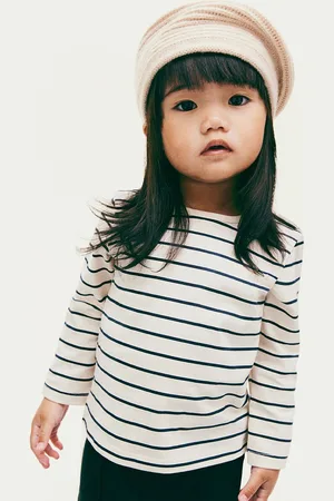 H&M Girls Printed Cotton Tops