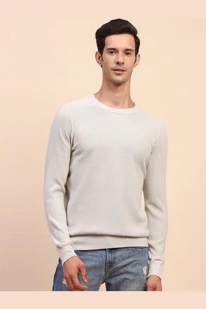 CAMLA Men Ribbed Pullover Sweaters