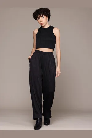 Roadster The Lifestyle Co. Plisse-Detail Top with Trouser Co-Ords