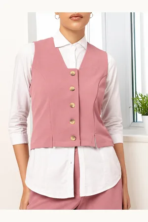 DressBerry Minimalist Chic Panelled Waistcoat