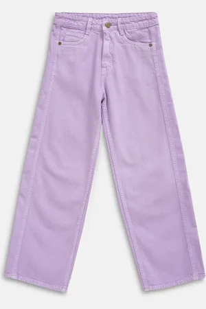 LilPicks Girls Solid Mid-Rise Jeans
