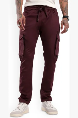 WROGN Men Mid-Rise Cotton Cargo Jogger