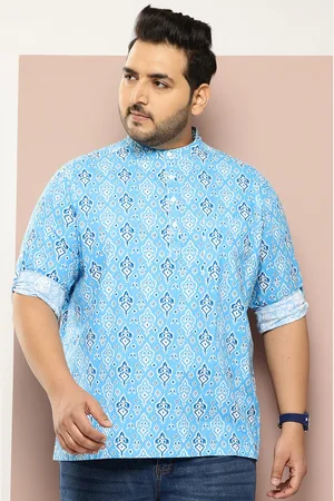 Sztori Men Standard Opaque Printed Pure Cotton Casual Shirt