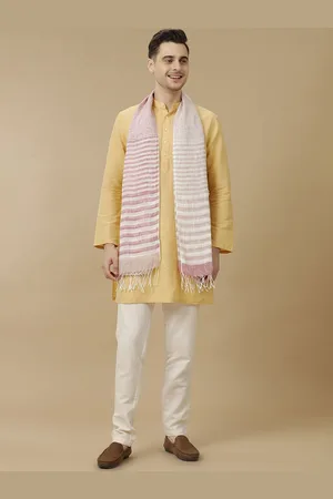 Linen Club Unisex Striped Stole
