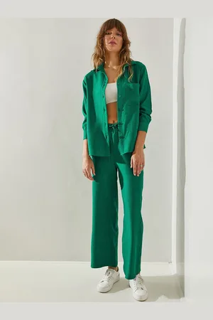 Bianco Lucci Long Sleeves Pure Cotton Shirt With Trousers