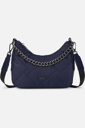 IRTH Solid Quilted Structured Handheld Bag