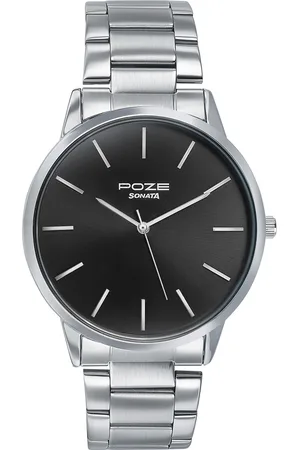 Sonata Men Dial & Bracelet Style Straps Analogue Watch SP70045SM01W