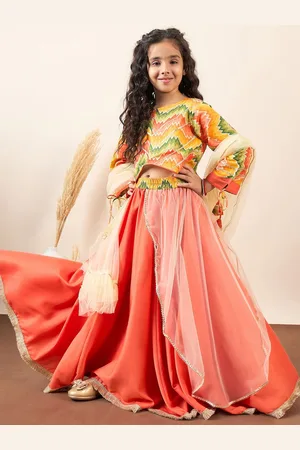 Stylo Bug Girls Ready to Wear Lehenga & Blouse With Dupatta
