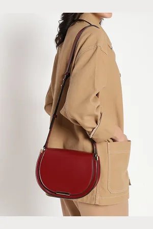 IRTH Solid Structured Sling Bag