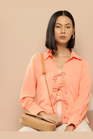 Invictus Tie Up Front Shirt Style Top