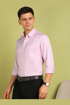FUBAR Men Slim Fit Opaque Formal Shirt