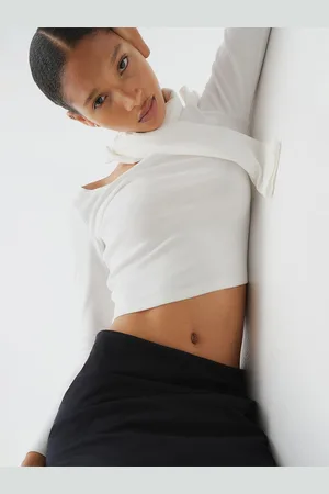 H&M Boat Neck Cotton Tops