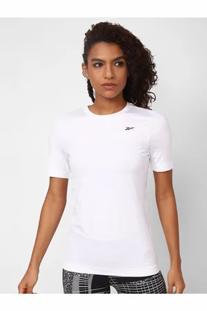 Reebok Women WOR SW Solid T-Shirt