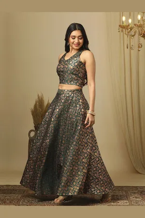 Globus Printed Sleeveless Top & Skirt Co-Ords