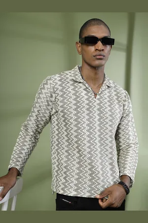 Rigo Men Striped Polo Collar Slim Fit T-shirt