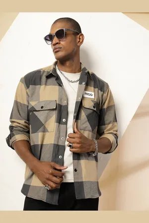 Rigo Men Comfort Checked Casual Shirt