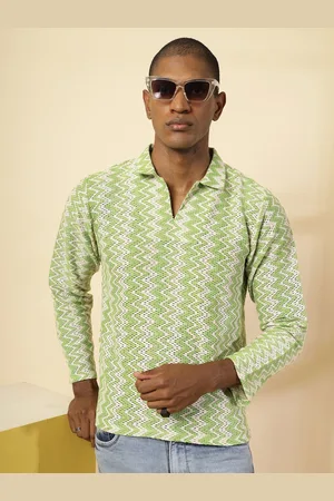 Rigo Men Striped Polo Collar Slim Fit T-shirt