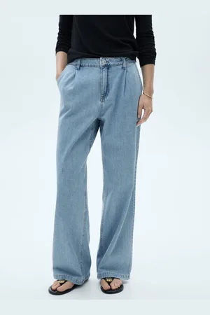 MANGO Women Pure Cotton Dart Straight Fit Jeans