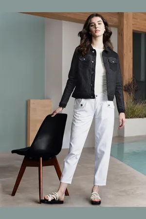Mast & Harbour Women Pure Cotton Denim Jacket