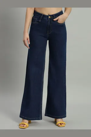 BAESD Women Flared High-Rise Stretchable Jeans