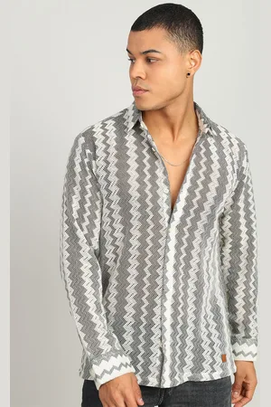 FUBAR Men Slim Fit Opaque Casual Shirt