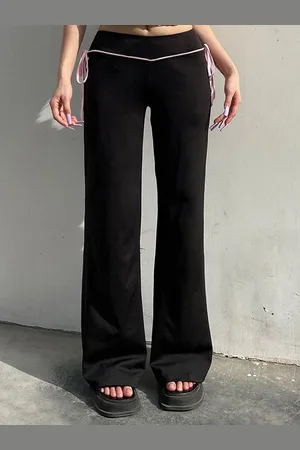 LULU & SKY Women Flared Trousers