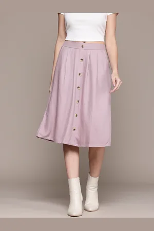 Roadster The Lifestyle Co. Button-Down Flared Skirt