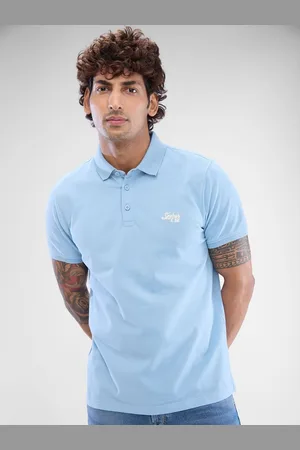 SPYKAR Men Polo Collar Solid Slim Fit T-shirt