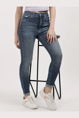 Calvin Klein Women Skinny Fit Heavy Fade Jeans