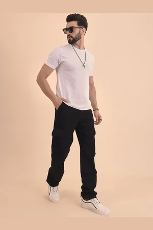 Style Quotient Men Comfort Relaxed Fit Mid-Rise Cotton Jeans